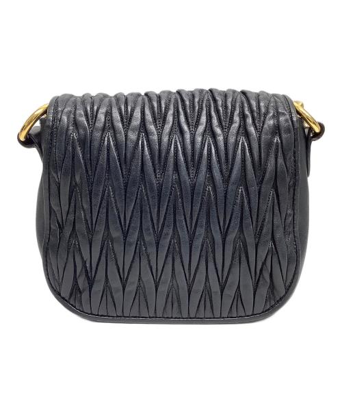 MIU MIU（ミュウミュウ）MIU MIU (ミュウミュウ) ショルダーバッグ ブラックの古着・服飾アイテム