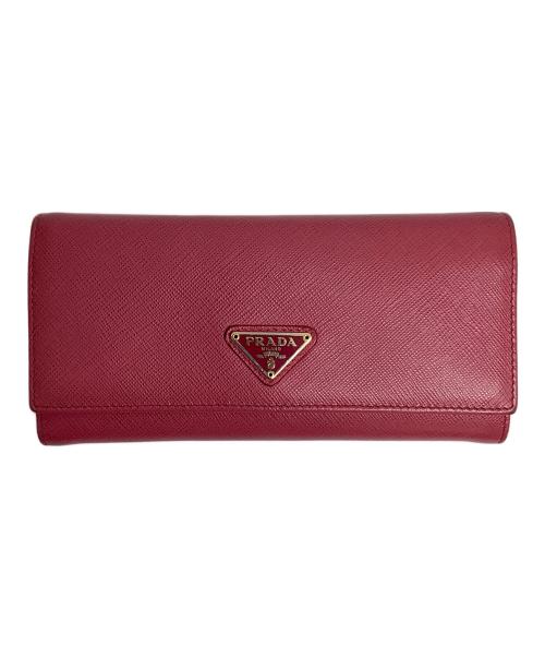 PRADA（プラダ）PRADA (プラダ) 長財布 ピンクの古着・服飾アイテム