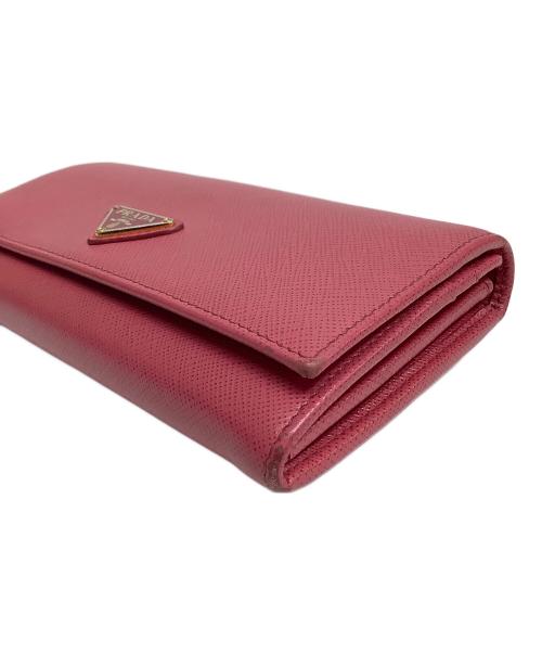 PRADA（プラダ）PRADA (プラダ) 長財布 ピンクの古着・服飾アイテム