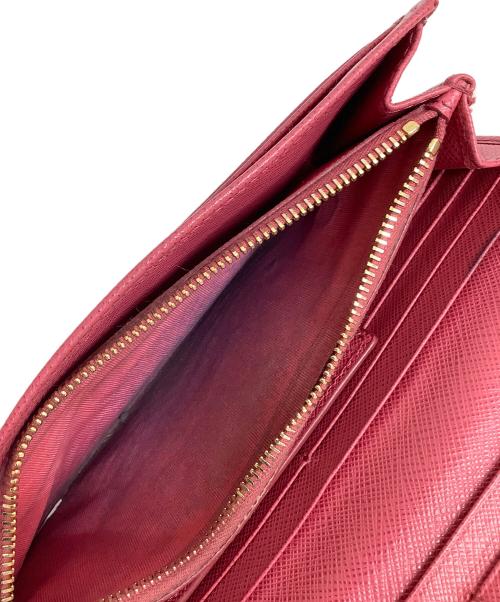 PRADA（プラダ）PRADA (プラダ) 長財布 ピンクの古着・服飾アイテム