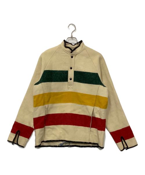 WOOLRICH（ウールリッチ）WOOLRICH (ウールリッチ) ブランケットウールジャケット ベージュ サイズ:-の古着・服飾アイテム