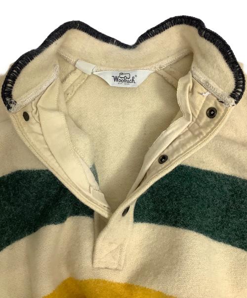 WOOLRICH（ウールリッチ）WOOLRICH (ウールリッチ) ブランケットウールジャケット ベージュ サイズ:-の古着・服飾アイテム