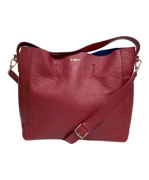 FURLA（フルラ）FURLA (フルラ) 2WAYバッグ レッドの古着・服飾アイテム