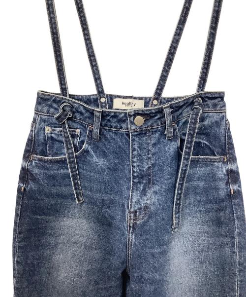 Healthy DENIM（ヘルシーデニム）Healthy denim (ヘルシーデニム) デニムサスペンダーパンツ インディゴ サイズ:W23の古着・服飾アイテム