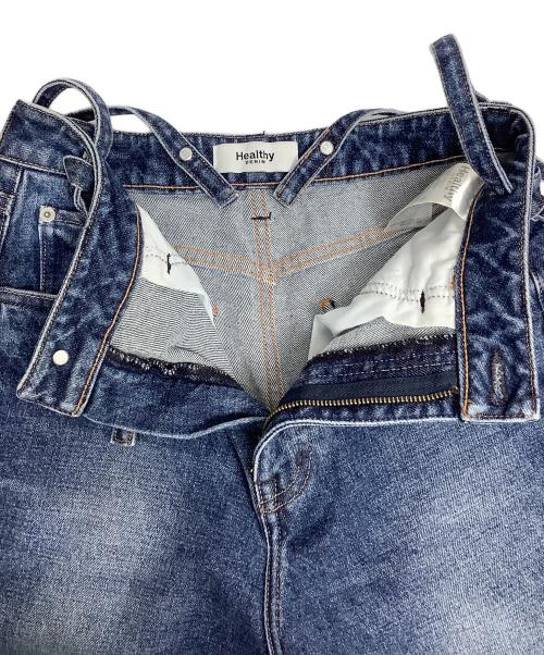 Healthy DENIM（ヘルシーデニム）Healthy denim (ヘルシーデニム) デニムサスペンダーパンツ インディゴ サイズ:W23の古着・服飾アイテム