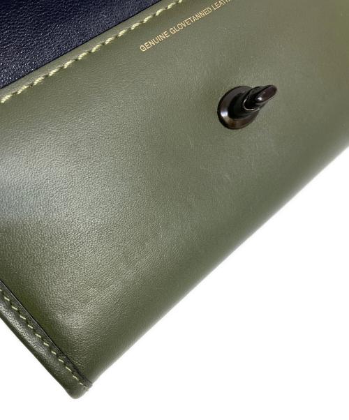 COACH（コーチ）COACH (コーチ) 長財布 カーキの古着・服飾アイテム