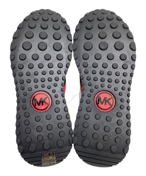 MICHAEL KORS（マイケル・コース）MICHAEL KORS (マイケルコース) ローカットスニーカー レッド×ブラック サイズ:9Mの古着・服飾アイテム