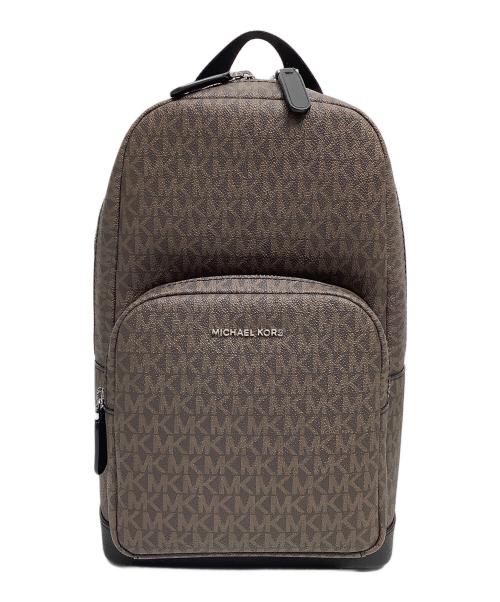MICHAEL KORS（マイケル・コース）MICHAEL KORS (マイケルコース) ボディバッグ ブラウンの古着・服飾アイテム