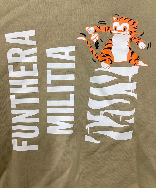 A BATHING APE（ア ベイシング エイプ）A BATHING APE (ア ベイシング エイプ) ハーフジップスウェット ベージュ サイズ:Mの古着・服飾アイテム