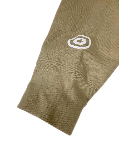 A BATHING APE（ア ベイシング エイプ）A BATHING APE (ア ベイシング エイプ) ハーフジップスウェット ベージュ サイズ:Mの古着・服飾アイテム