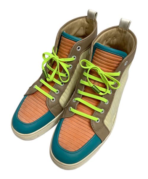 Christian Louboutin（クリスチャン・ルブタン）Christian Louboutin (クリスチャン・ルブタン) ハイカットスニーカー マルチカラー サイズ:41の古着・服飾アイテム