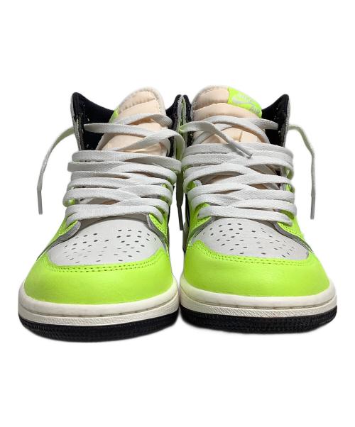 NIKE（ナイキ）NIKE (ナイキ) AIR JORDAN 1 RETRO HIGH OG ホワイト×イエロー サイズ:26.5の古着・服飾アイテム