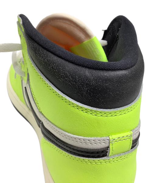 NIKE（ナイキ）NIKE (ナイキ) AIR JORDAN 1 RETRO HIGH OG ホワイト×イエロー サイズ:26.5の古着・服飾アイテム