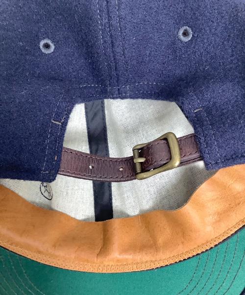 RRL（ダブルアールエル）RRL (ダブルアールエル) フェルトボールキャップ ネイビーの古着・服飾アイテム