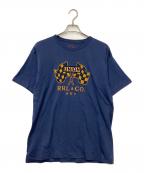 RRLダブルアールエル）の古着「半袖カットソー」｜ブルー