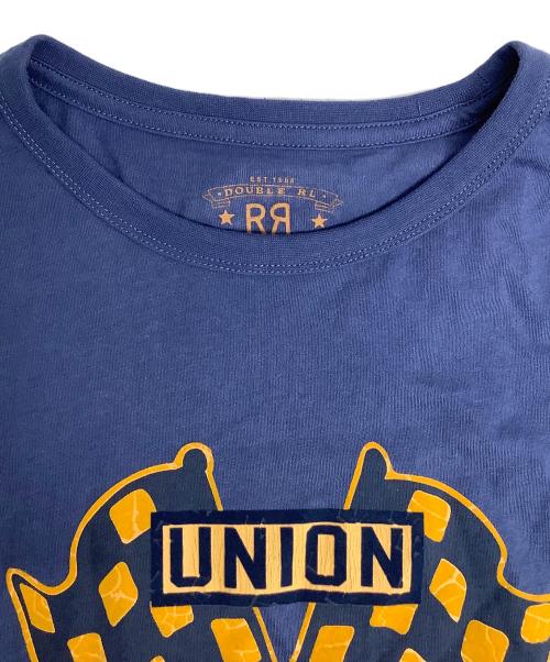 RRL（ダブルアールエル）RRL (ダブルアールエル) 半袖カットソー ブルー サイズ:Lの古着・服飾アイテム