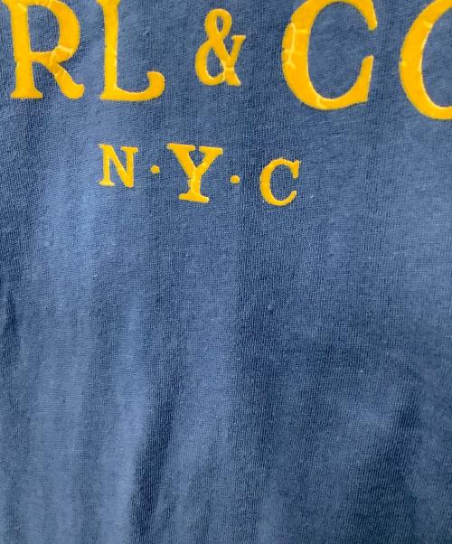 RRL（ダブルアールエル）RRL (ダブルアールエル) 半袖カットソー ブルー サイズ:Lの古着・服飾アイテム