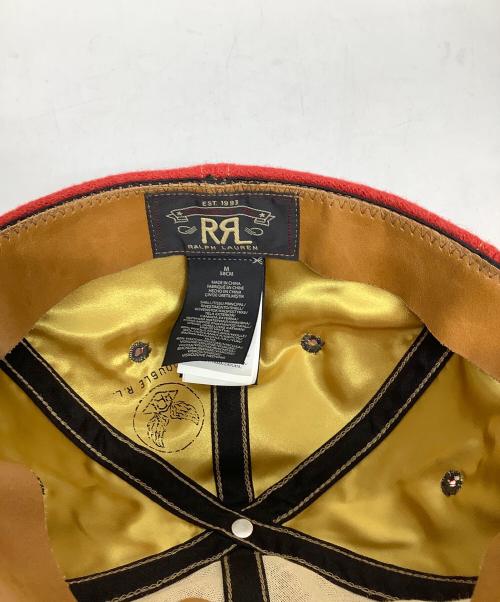 RRL（ダブルアールエル）RRL (ダブルアールエル) フェルトボールキャップ レッドの古着・服飾アイテム