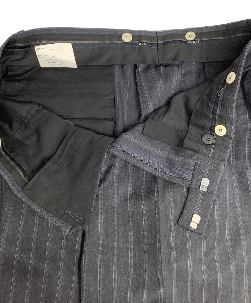 GUCCI（グッチ）GUCCI (グッチ) セットアップスーツ ブラック サイズ:52Rの古着・服飾アイテム
