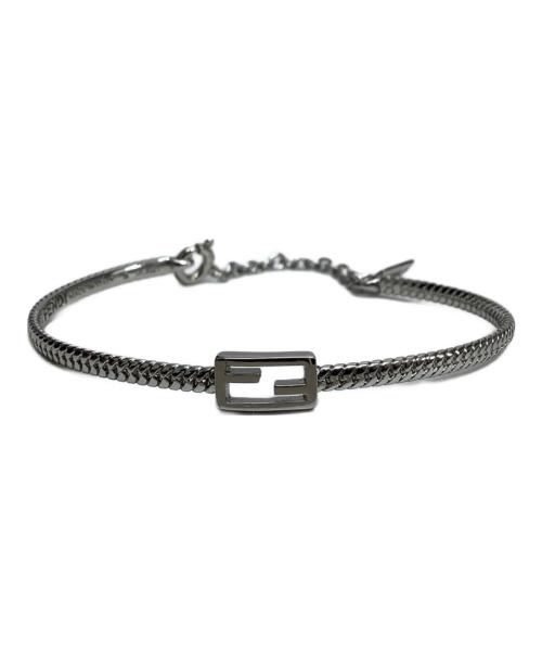 FENDI（フェンディ）FENDI (フェンディ) FFバケットリングチェーン・メタルブレスレット シルバー サイズ:FREEの古着・服飾アイテム