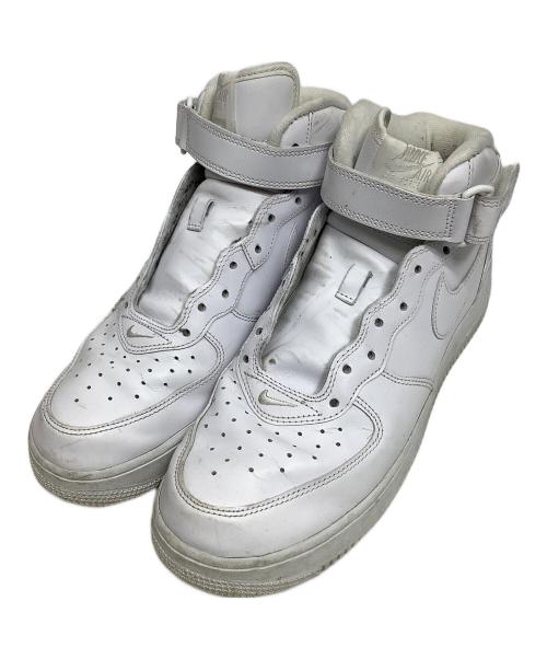 NIKE（ナイキ）NIKE (ナイキ) Supreme (シュプリーム) AIR FORCE 1 MID SP ホワイト サイズ:27.5cmの古着・服飾アイテム
