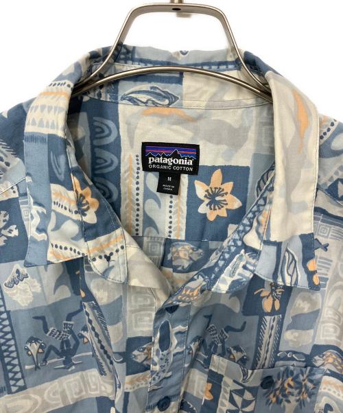 Patagonia（パタゴニア）Patagonia (パタゴニア) 半袖シャツ ブルー サイズ:Mの古着・服飾アイテム