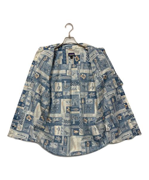 Patagonia（パタゴニア）Patagonia (パタゴニア) 半袖シャツ ブルー サイズ:Mの古着・服飾アイテム