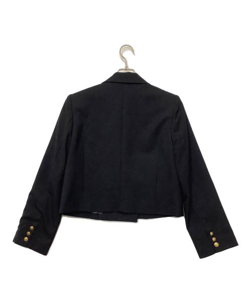ARPEGE STORY（アルページュストーリー）Arpege story (アルページュストーリー) クロップドテーラードジャケット ネイビー サイズ:2の古着・服飾アイテム