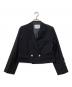 Arpege story（アルページュストーリー）の古着「クロップドテーラードジャケット」｜ネイビー