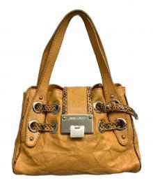 JIMMY CHOO（ジミーチュウ）の古着「ハンドバッグ」｜イエロー