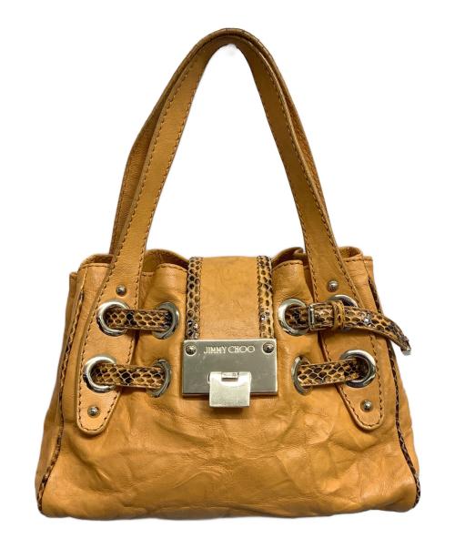 JIMMY CHOO（ジミーチュウ）JIMMY CHOO (ジミーチュウ) ハンドバッグ イエロー サイズ:FREEの古着・服飾アイテム