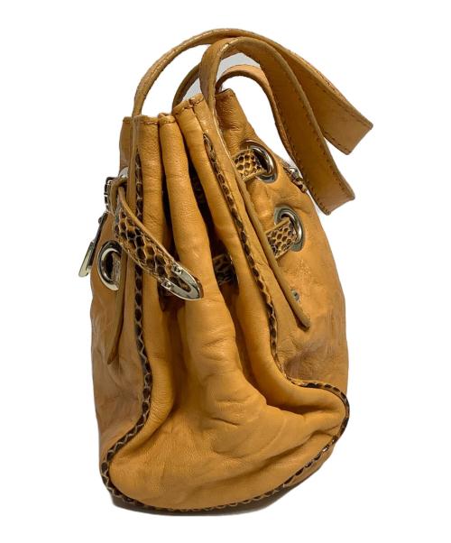 JIMMY CHOO（ジミーチュウ）JIMMY CHOO (ジミーチュウ) ハンドバッグ イエロー サイズ:FREEの古着・服飾アイテム