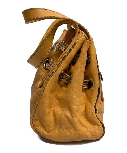 JIMMY CHOO（ジミーチュウ）JIMMY CHOO (ジミーチュウ) ハンドバッグ イエロー サイズ:FREEの古着・服飾アイテム
