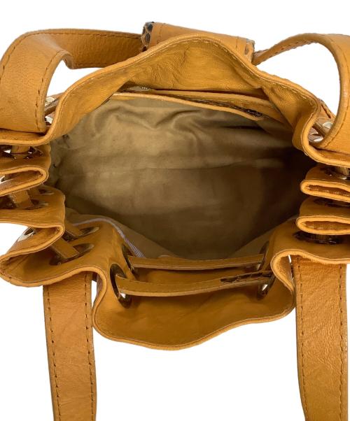 JIMMY CHOO（ジミーチュウ）JIMMY CHOO (ジミーチュウ) ハンドバッグ イエロー サイズ:FREEの古着・服飾アイテム