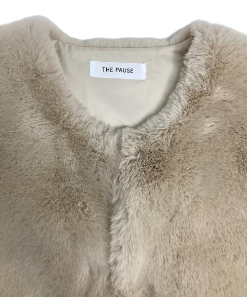 THE PAUSE（ザポーズ）THE PAUSE (ザポーズ) エコファージレ ベージュ サイズ:F 未使用品の古着・服飾アイテム