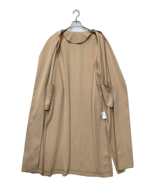 Noble（ノーブル）Noble (ノーブル) エステル二重織ガウンコート ベージュ サイズ:40の古着・服飾アイテム