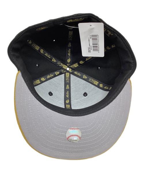 New Era（ニューエラ）New Era (ニューエラ) キャップ ブラック×ゴールド サイズ:7 未使用品の古着・服飾アイテム