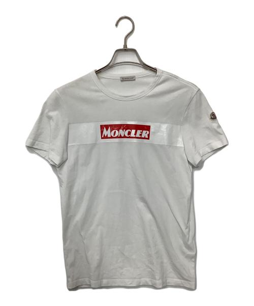 MONCLER（モンクレール）MONCLER (モンクレール) 半袖カットソー ホワイト サイズ:Sの古着・服飾アイテム