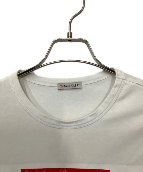 MONCLER（モンクレール）MONCLER (モンクレール) 半袖カットソー ホワイト サイズ:Sの古着・服飾アイテム