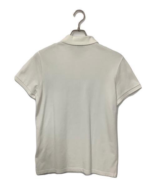 MONCLER（モンクレール）MONCLER (モンクレール) ポロシャツ ホワイト サイズ:Sの古着・服飾アイテム