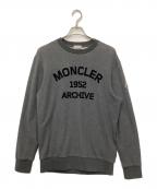 MONCLERモンクレール）の古着「スウェット」｜グレー