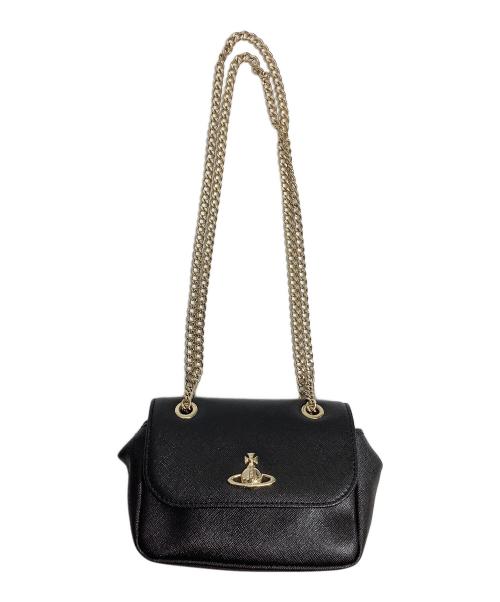 Vivienne Westwood（ヴィヴィアンウエストウッド）Vivienne Westwood (ヴィヴィアンウエストウッド) ミニショルダーバッグ ブラックの古着・服飾アイテム