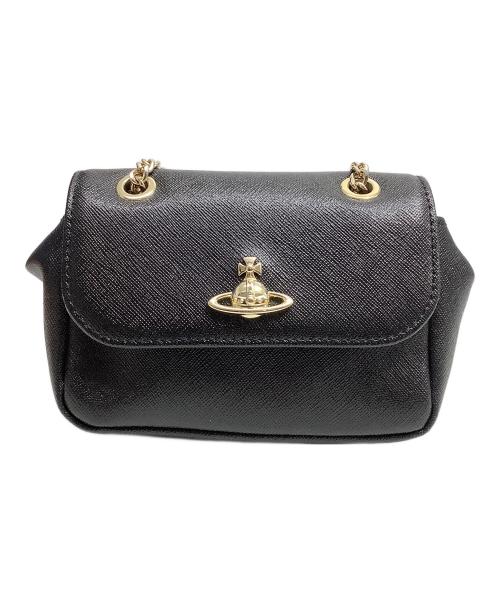 Vivienne Westwood（ヴィヴィアンウエストウッド）Vivienne Westwood (ヴィヴィアンウエストウッド) ミニショルダーバッグ ブラックの古着・服飾アイテム