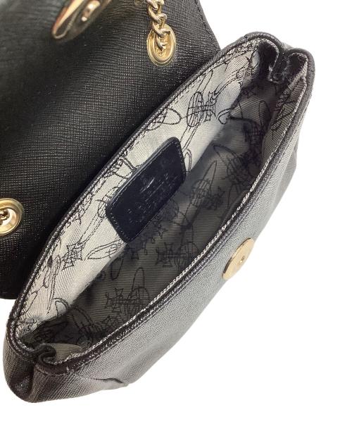 Vivienne Westwood（ヴィヴィアンウエストウッド）Vivienne Westwood (ヴィヴィアンウエストウッド) ミニショルダーバッグ ブラックの古着・服飾アイテム