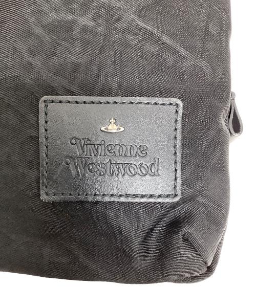 Vivienne Westwood（ヴィヴィアンウエストウッド）Vivienne Westwood (ヴィヴィアンウエストウッド) ORBエンボスボディーバッグ ブラックの古着・服飾アイテム