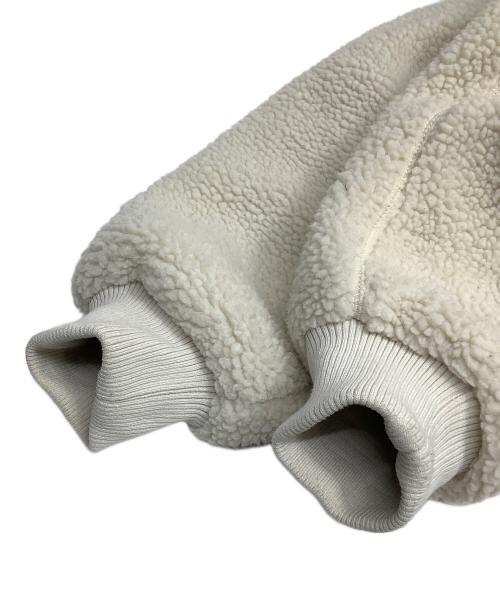 Calvin Klein Jeans（カルバンクラインジーンズ）Calvin Klein Jeans (カルバンクラインジーンズ) ボアジャケット ホワイト サイズ:Mの古着・服飾アイテム