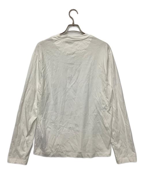 JIL SANDER（ジルサンダー）JIL SANDER (ジルサンダー) 長袖カットソー ホワイト サイズ:Mの古着・服飾アイテム