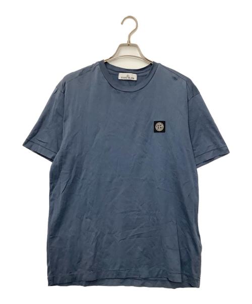 STONE ISLAND（ストーンアイランド）STONE ISLAND (ストーンアイランド) 半袖カットソー ブルー サイズ:XLの古着・服飾アイテム