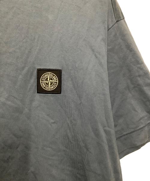 STONE ISLAND（ストーンアイランド）STONE ISLAND (ストーンアイランド) 半袖カットソー ブルー サイズ:XLの古着・服飾アイテム