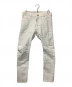 DSQUARED2ディースクエアード）の古着「ストレートパンツ」｜ホワイト